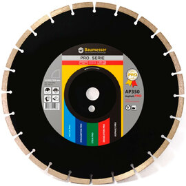 Диск алмазный по асфальту Distar Baumesser Asphalt Pro 1A1RSS/C3-H 400х25.4мм (5026) — Фото 1