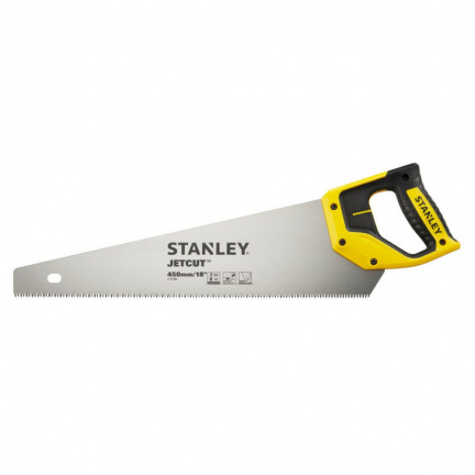 Ножовка по дереву STANLEY Jet-cut TPI7 450мм 2-15-283