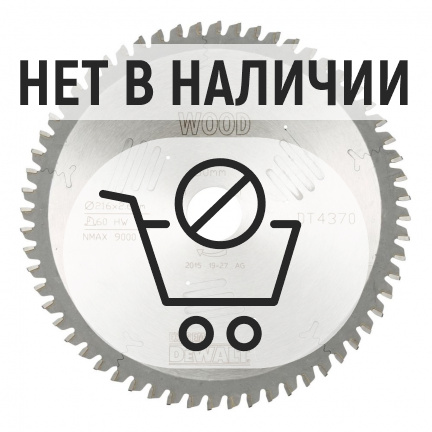 Диск пильный по дереву DeWalt CONSTRUCTION DT4370 216х30мм 60T