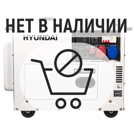 Дизельный генератор HYUNDAI DHY 8500SE-T