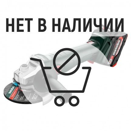 Машина шлифовальная угловая аккумуляторная Metabo W 18 L 9-125