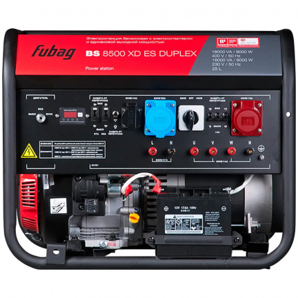 Бензиновый генератор Fubag BS 8500 XD ES DUPLEX