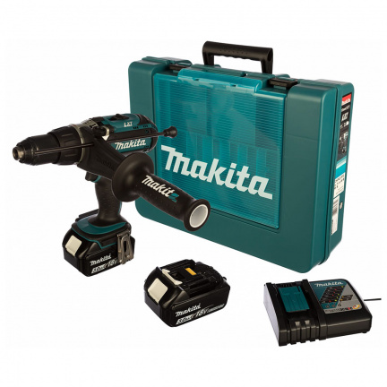 Аккумуляторная дрель-шуруповерт Makita DHP451RFE ударная