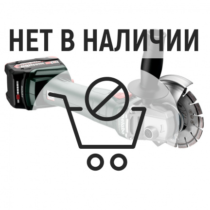 Машина шлифовальная угловая аккумуляторная Metabo W 18 L 9-125